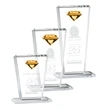 Regina Gemstone Award - Amber | https://www.bestnamebadges.com