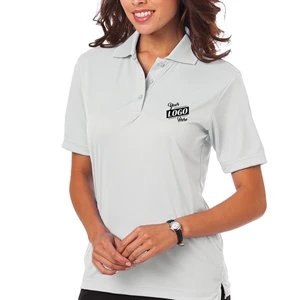 Blue Generation Value 3.8 oz. 100% Polyester Ladies Polo | https://www.bestnamebadges.com