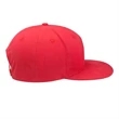 Flat Bill Snapback Hats w/ Custom Embroidery 6 Panel Caps | https://www.bestnamebadges.com