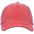 Washed Cotton Unconstructed Cap w/ Custom Logo 6 Panel Hat | https://www.bestnamebadges.com