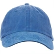 Washed Cotton Unconstructed Cap w/ Custom Logo 6 Panel Hat | https://www.bestnamebadges.com