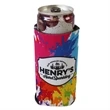 Sublimated Slim Can Cooler | https://www.bestnamebadges.com