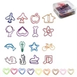 25pcs Custom Shaped Paper Clips | https://www.bestnamebadges.com
