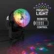 Instant Party Light Projector, 5" LED Disco Lamp with Remote | https://www.bestnamebadges.com