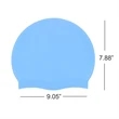 Unisex Silicone Swim Cap | https://www.bestnamebadges.com