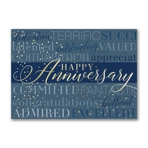 Anniversary Characteristics Card