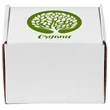Screen Printed Corrugated Box Small 6x6x4 For Mailers | https://www.bestnamebadges.com