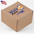 Screen Printed Corrugated Box Small 6x6x4 For Mailers, Gift | https://www.bestnamebadges.com