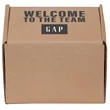 Screen Printed Corrugated Box Small 6x6x4 For Mailers, Gift | https://www.bestnamebadges.com