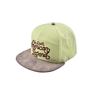 Suede Flat Bill Cap
