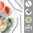 Stainless Steel Straw Set | https://www.bestnamebadges.com