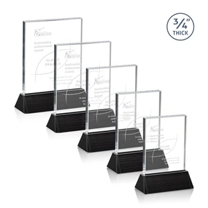 Ballard Award - Starfire/Black (Vertical) | https://www.bestnamebadges.com