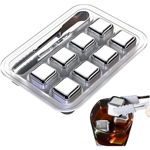 304 Stainless Steel Ice Cube Metal Gift  | https://www.bestnamebadges.com