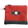 Leatherette Zippered Valuables Pouch | https://www.bestnamebadges.com
