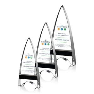 Kent VividPrint™ Award - Black | https://www.bestnamebadges.com