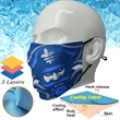 IcyKool 3-Layer Antibacterial Summer Face Mask | https://www.bestnamebadges.com