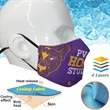 Icy-Kool Summer Relief Cooling Face 4 Layer Mask | https://www.bestnamebadges.com