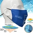 Cooling 2 Layer Face Mask for Summer, Breathable | https://www.bestnamebadges.com