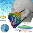 IcyKool 2-Layer Performance Summer Face Masks | https://www.bestnamebadges.com