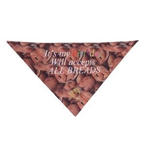 Dye Sublimated Large Triangle Pet Scarf