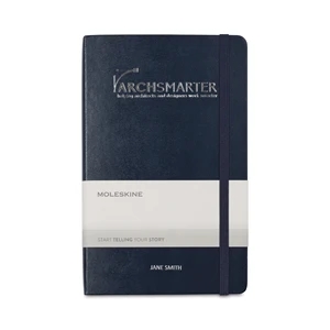Moleskine® Hard Cover Large Double Layout Notebook | https://www.bestnamebadges.com