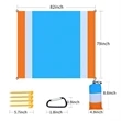 Sand Proof Waterproof Quick Drying Compact Beach Mat 83"X79" | https://www.bestnamebadges.com