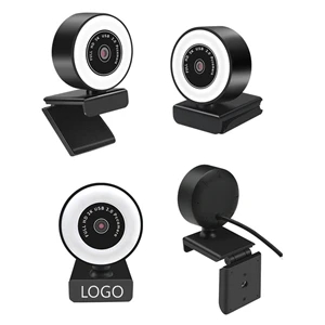 Ring Light 1080P Webcam HD Streaming Media Camera