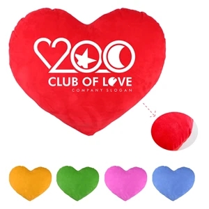 Heart Shaped Soft Fleece Pillow/Full Color Sublimated