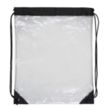 13"Wx16"H - "EVEREST" Tall Clear Drawstring Cinch Pack Backp | https://www.bestnamebadges.com
