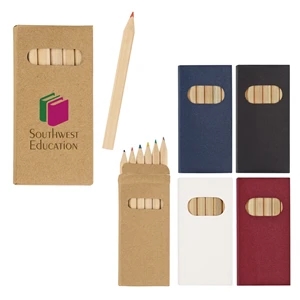 6-Piece Colored Pencil Set | https://www.bestnamebadges.com