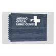Heathered Cleaning Cloth In Case | https://www.bestnamebadges.com
