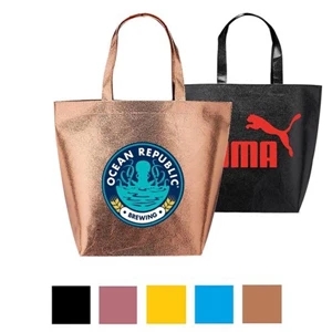 Metallic Tote Bags | https://www.bestnamebadges.com