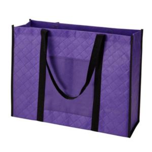 Quilted Non-Woven Tote Bag | https://www.bestnamebadges.com