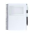 Spiral Notebook With ID Window | https://www.bestnamebadges.com