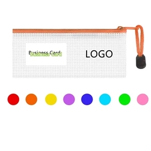 Vinyl Pouch With Business Card Pocket