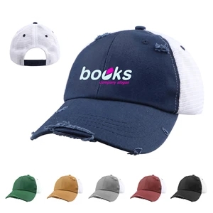 Washed Unstructured Trucker Cap