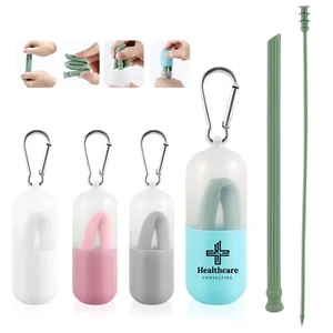 Reusable Silicone Straw & Brush Kit