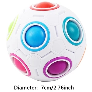 Puzzle Rainbow Ball | https://www.bestnamebadges.com