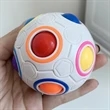 Puzzle Rainbow Ball | https://www.bestnamebadges.com