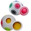 Puzzle Rainbow Ball | https://www.bestnamebadges.com