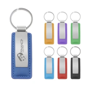 PU Leather Metal Key Tag