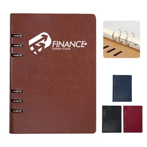 PU Leather A5 Spiral Notebook