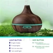 550ml Essential Oil Diffuser | https://www.bestnamebadges.com