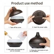 550ml Essential Oil Diffuser | https://www.bestnamebadges.com