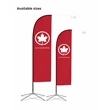 Flutter Flag Banner Double Sided Kit (11ft) | https://www.bestnamebadges.com