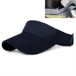Cotton Sun Visor Cap | https://www.bestnamebadges.com