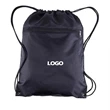 Drawstring Bags with Front Zipper Pocket | https://www.bestnamebadges.com