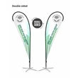Teardrop Flag Banner Double Sided Kit (11ft) | https://www.bestnamebadges.com
