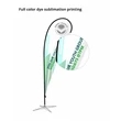 Teardrop Flag Banner Double Sided Kit (11ft) | https://www.bestnamebadges.com