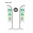 Feather Flag Banner Single Sided Kit (9ft) | https://www.bestnamebadges.com